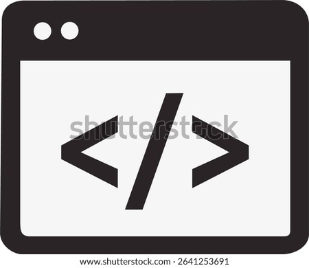 Coding Symbol, Prompt Icon, Programming Icon, Browser Code Programming, HTML Logo Images, HTML Code Symbol