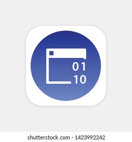 Coding - Vector App Icon