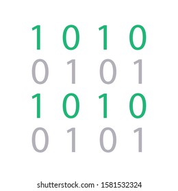 coding vector color line icon 