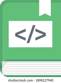 coding vector colour flat icon