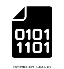 coding vector glyphs icon