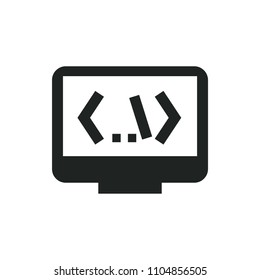 coding vector icon