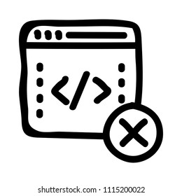 coding vector icon