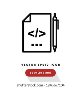 Coding vector icon