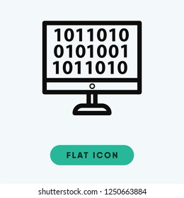 Coding vector icon