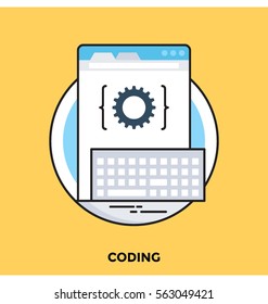 Coding Vector Icon