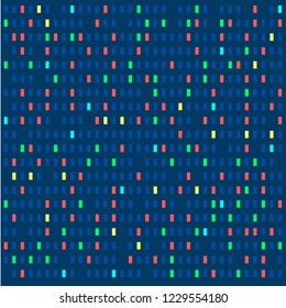 coding vector illustration of figures in dark background vector