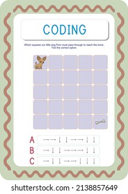 Coding and wayfinding activity for kids