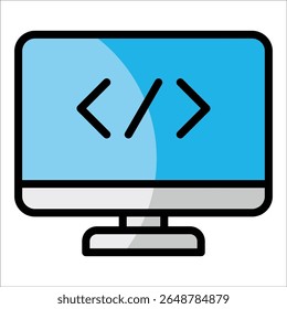 Elemento Ícone Da Janela De Codificação Para O Design