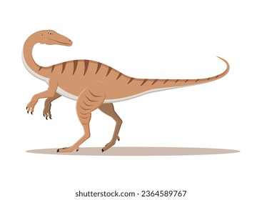 Coelophysis Dinosaurier-Cartoon-Vektorgrafik