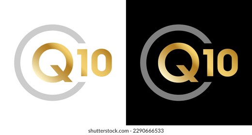 Coenzyme Q10 vector symbol icon logo concept