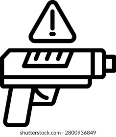 Coercion Line Icon and Vector