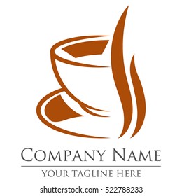 Cofe house logo template design