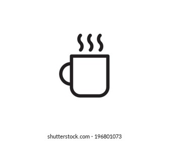 Cofee Cup Outline Icon Symbol