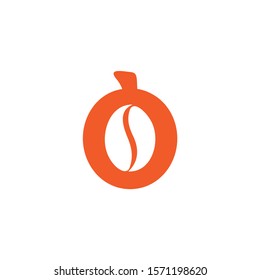 cofee fruit flavour symbol vector