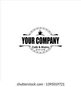 Cofee Logo vintage Template Design