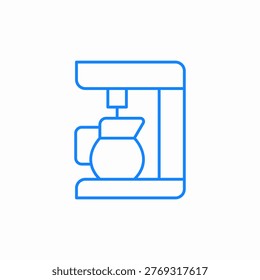 cofee machine icon sign vector