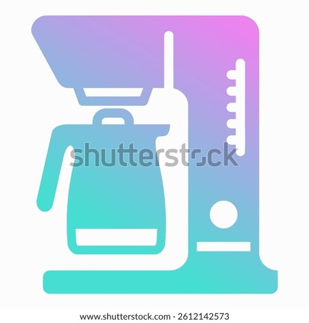 Cofee Maker Icon Element For Design