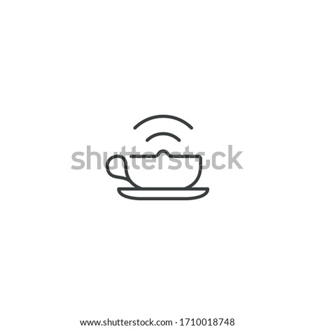 cofee,tea icon vector illustration flat 