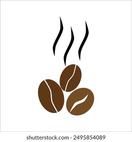 coffe bean vector icon line template