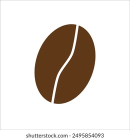 coffe bean vector icon line template