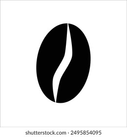 coffe bean vector icon line template
