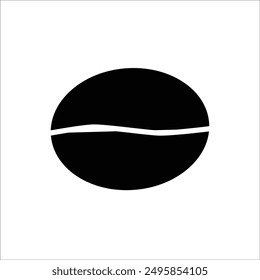 coffe bean vector icon line template