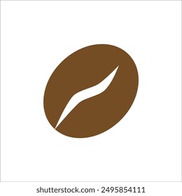 coffe bean vector icon line template