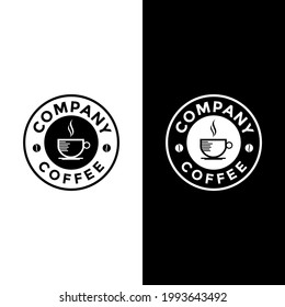 coffe cafe logo vector icon creative design idea