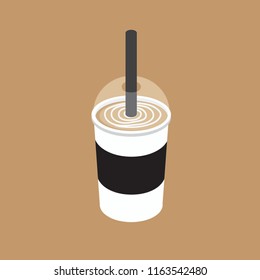 Coffe Caramel caramel machiato lovely vector art
