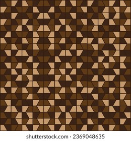 Coffe color quarters pattern. Vector quarters pattern. Coffee quarters pattern brown color.