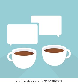Kaffeetasse mit Dialogling