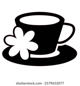 Coffe cup flat icon deasign