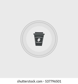 coffe cup icon illustration isolated vector sign symbol