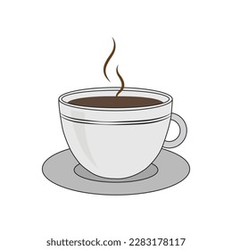 Coffe Cup Icon Illustration Vector Graphic