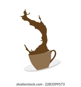 Coffe Cup Icon Illustration Vector Graphic