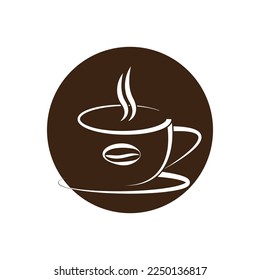 coffe cup icon vector illustration template design