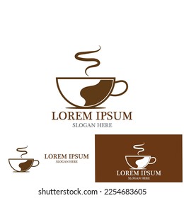 diseño de ilustración de vector de icono de taza de café