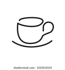coffe cup icon vector symbol template