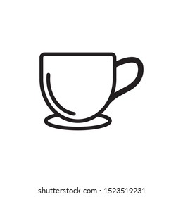 coffe cup icon vector symbol template