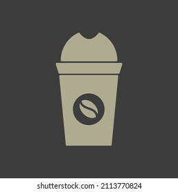 coffe cup  icons  symbol vector elements for infographic web