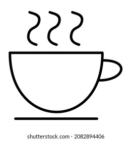 coffe Cup line icon, coffee symbol icon