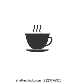 Coffe cup line icon vector design template