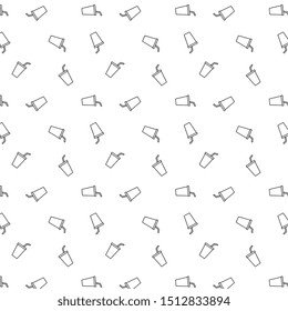 coffe cup pattern seamless. tea cup  texture, wallpaper.  background vector icon