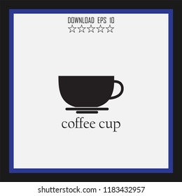 coffe cup vector icon