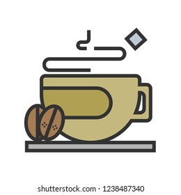  coffe cup vector icon