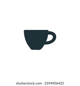coffe cup vector icon silhouetee