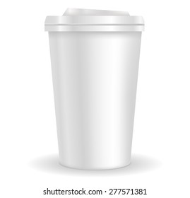 Coffe Cup. Vector illustration isolated on white background