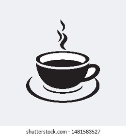 Coffe Day Icon Logo Vector Template Design