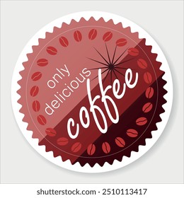 coffe design over white background, vector illustration